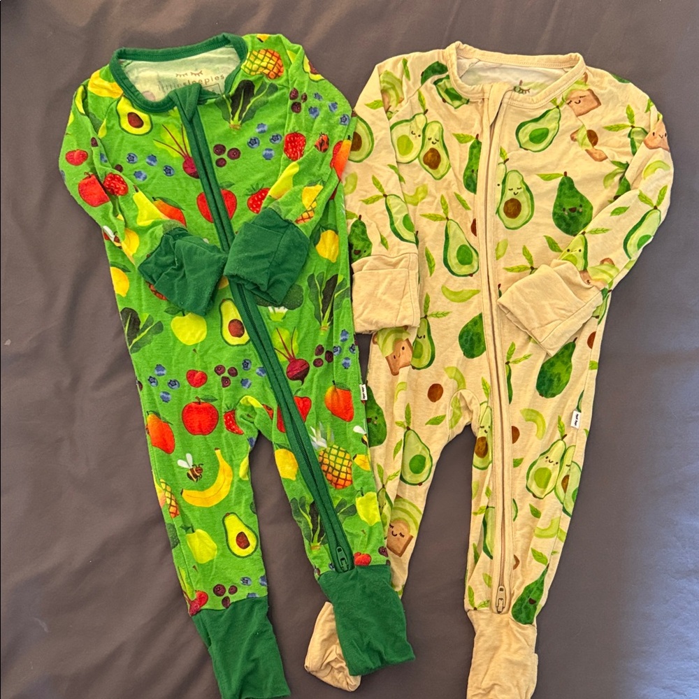 Little Sleepies Once Upon a Farm and Avocado Toast